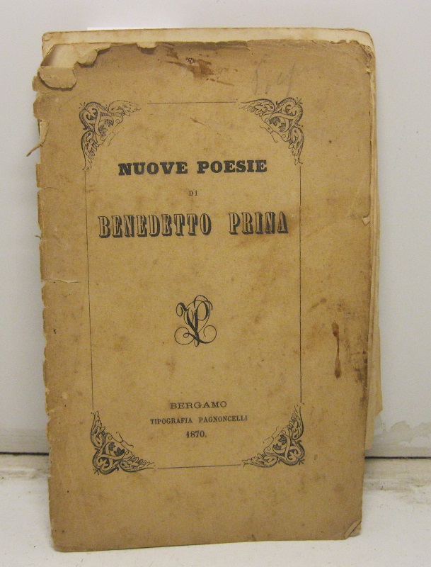 Nuove poesie di Benedetto Prina.